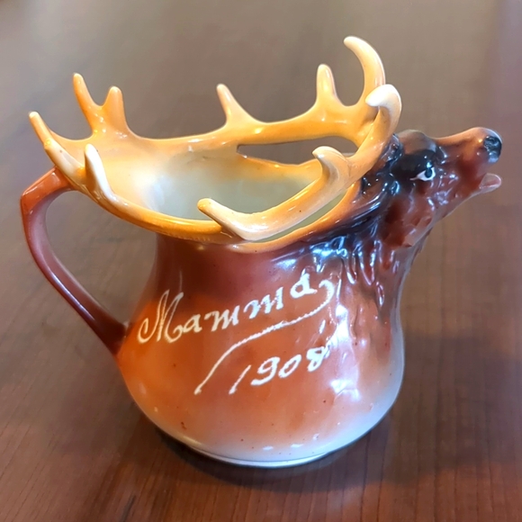 Antique Royal Bayreuth elk creamer from Austria - Picture 2 of 9